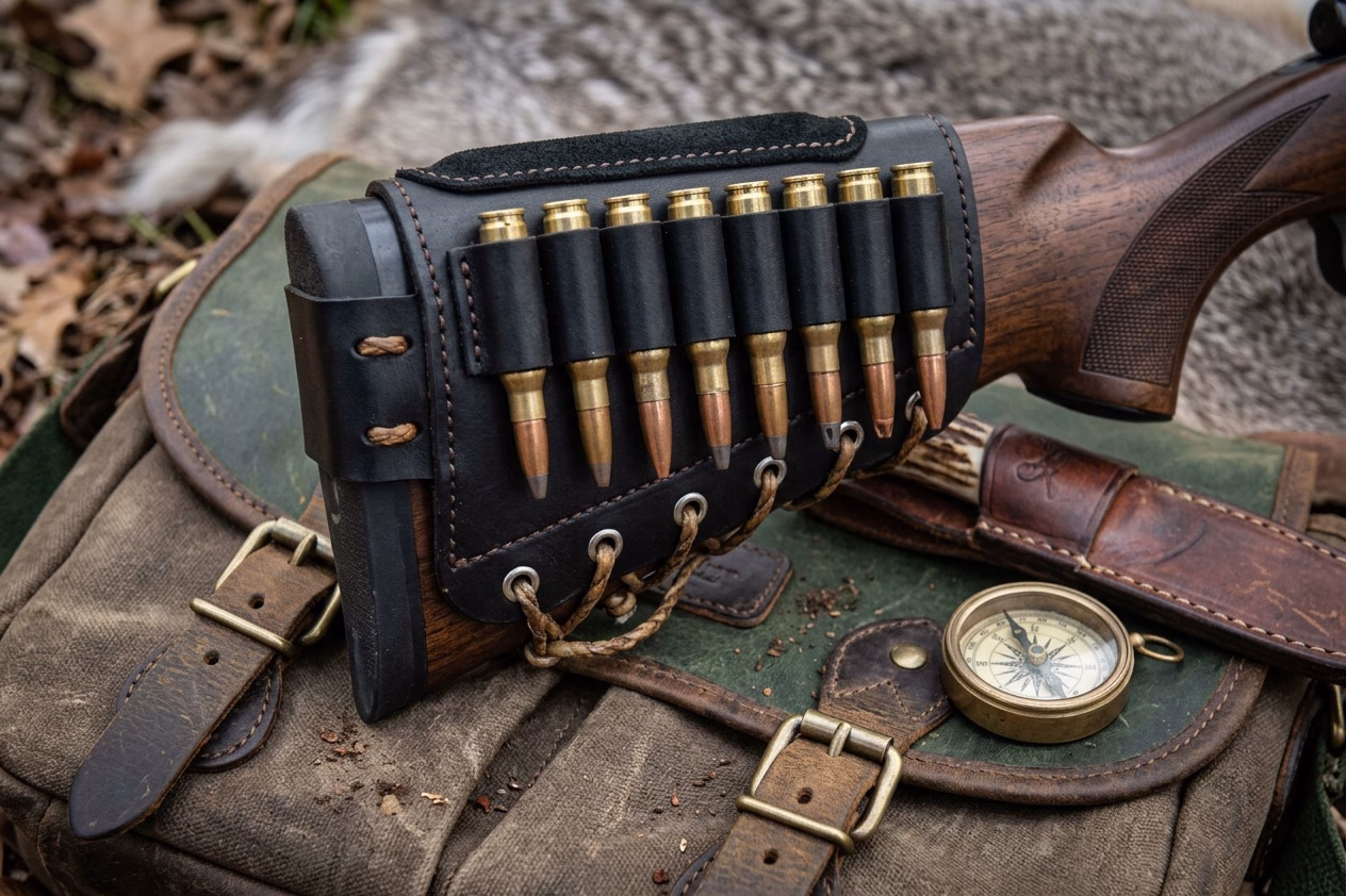 Buttstock cartridge sleeve with adjustable anti slide loop